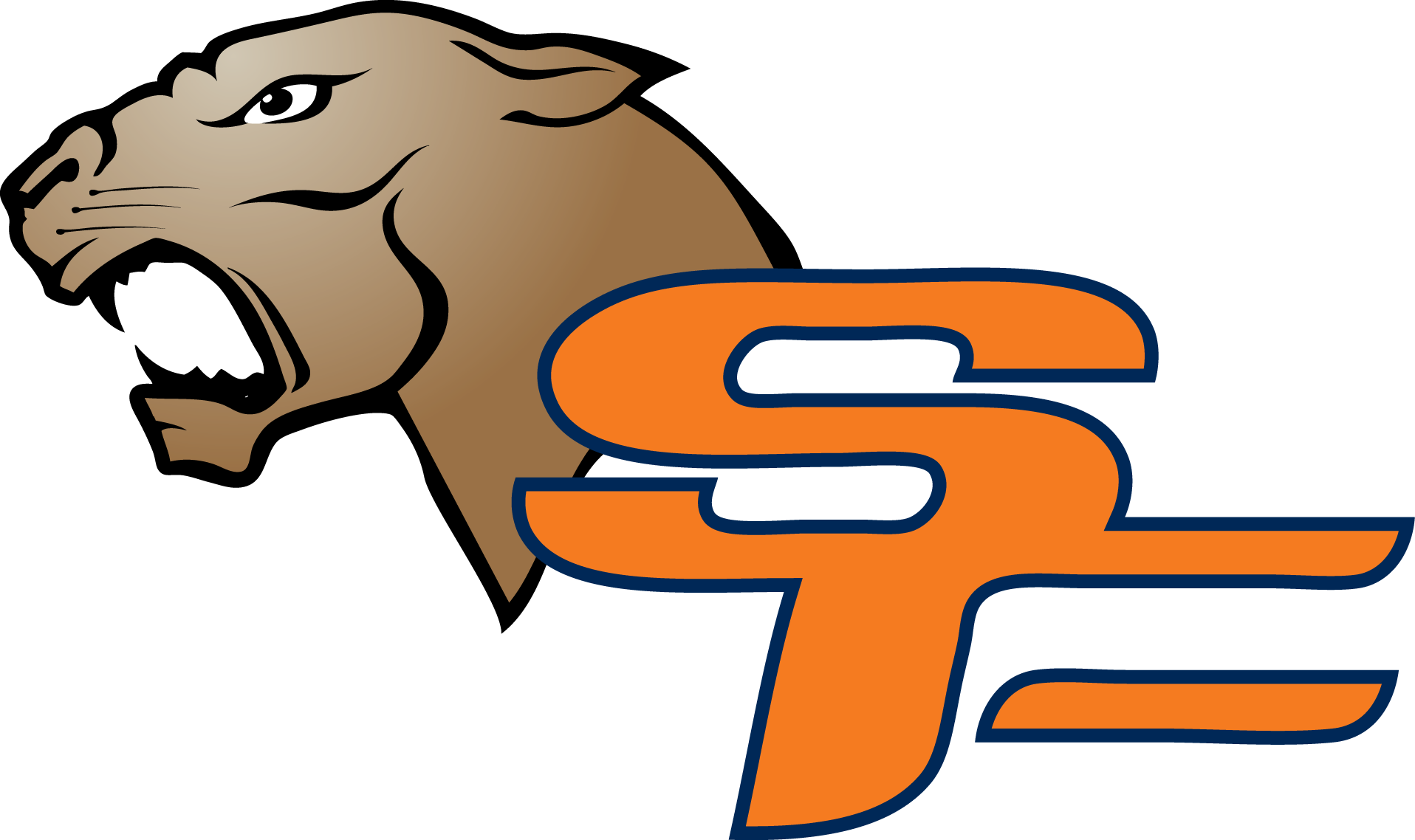 Panther Head with SF Logo